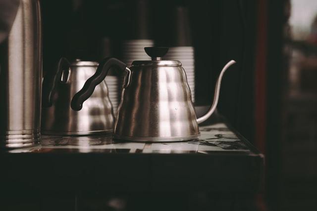 stainless kettle for coffee
