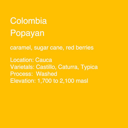 Colombia Popayan - Regional Coffee