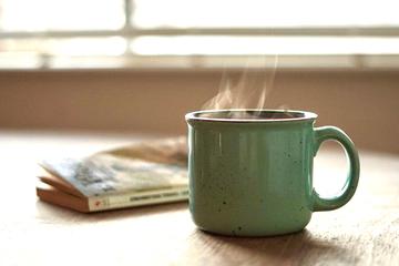 Coffee Subscriptions Sydney - Green Mug with Hot Coffee